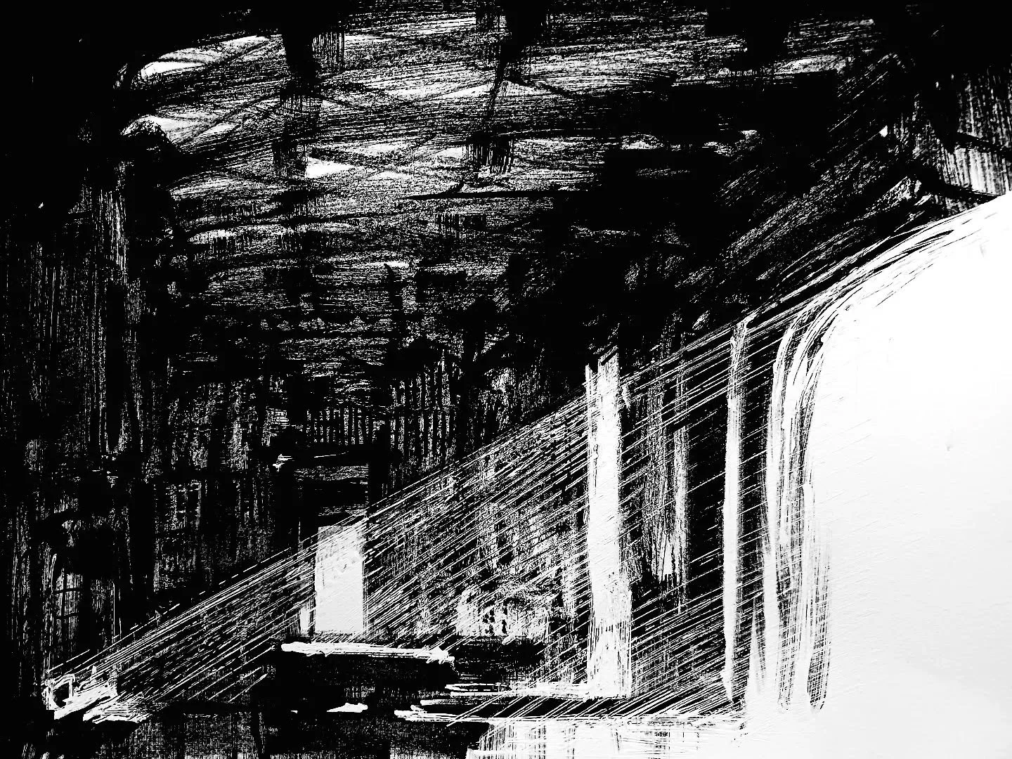 A house full of secrets
-
Art by @pattooer
#murderat #murderatgame #whodunit #indiegame #pointandclick #pointandclickgame #murdermystery  #victorian #drawing #brushpen #illustration #blackandwhite