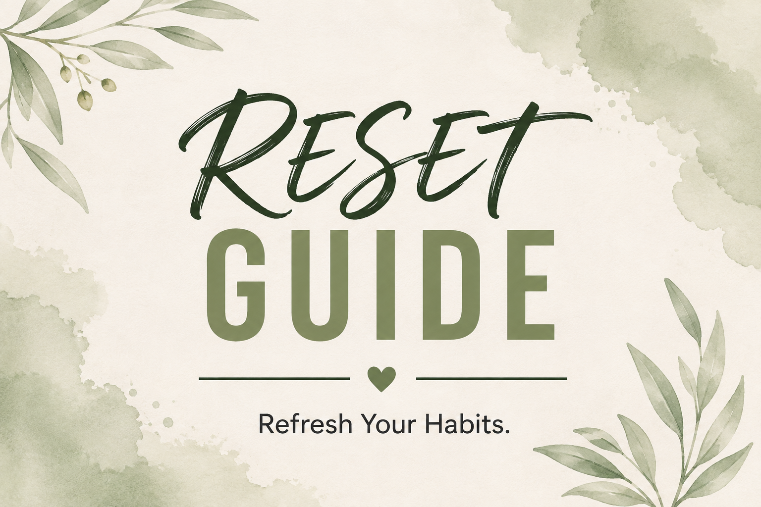 Reset Guide