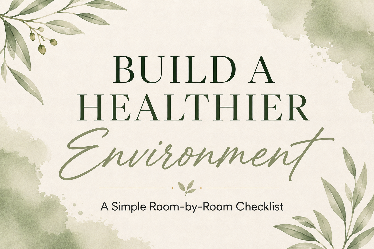Build a Healthier Environment