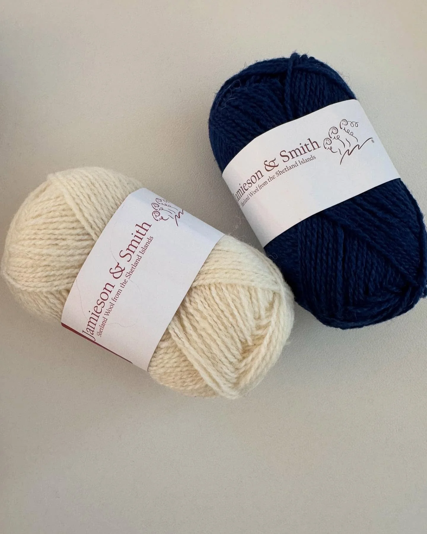 Visited @theloopyewe yesterday! Nice shop, looking forward to some stranded colorwork projects soon! #knitting #norwegianmittens 
@jamiesonsofshetland