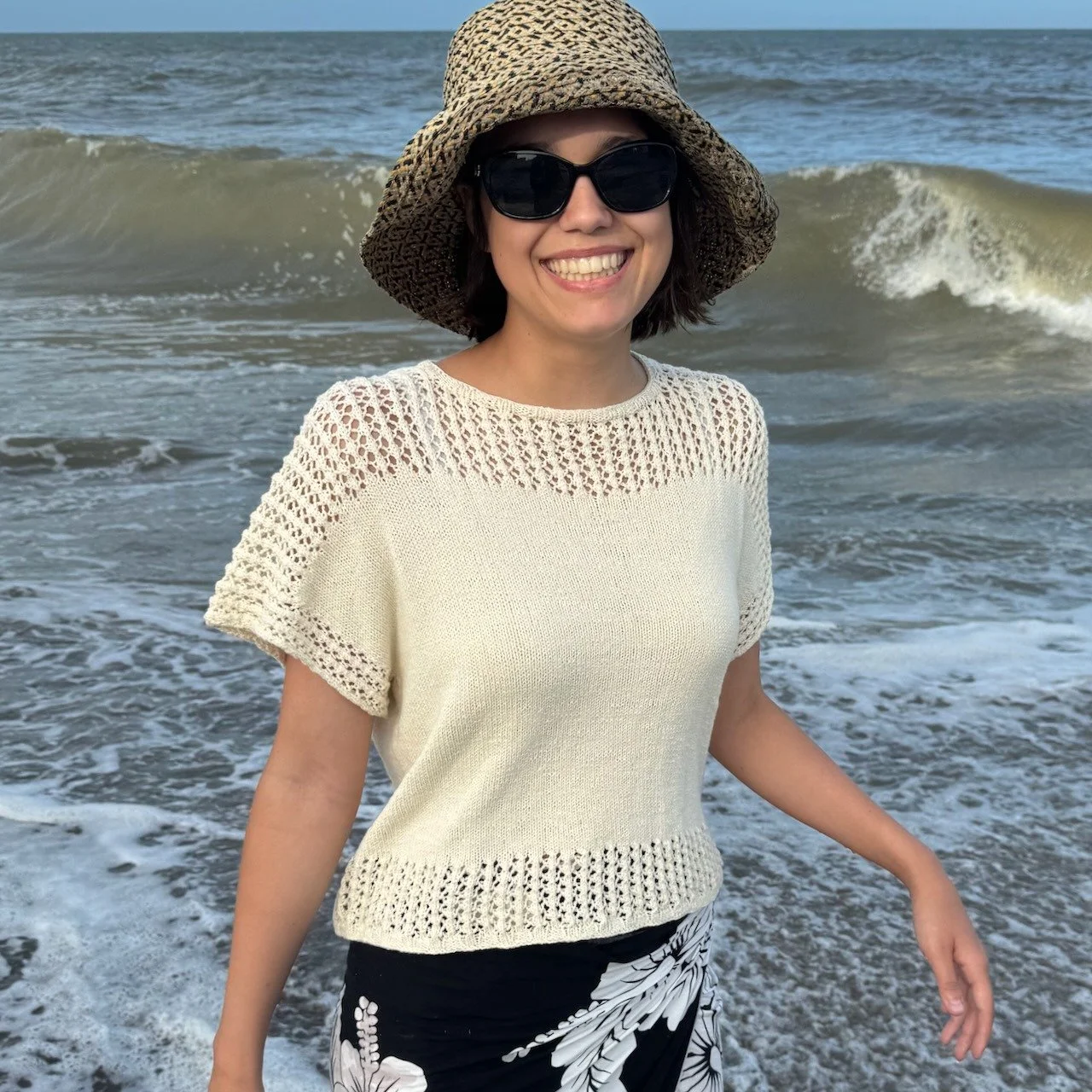 Sailing Key Largo now available on Ravelry, Etsy and at publicknitter.com

Made using CoBaSi from HiKoo @skacelknitting 

#knitting #publicknitter #ravelry #summer #knittingpattern #knit #beach #laceknitting #lacetop