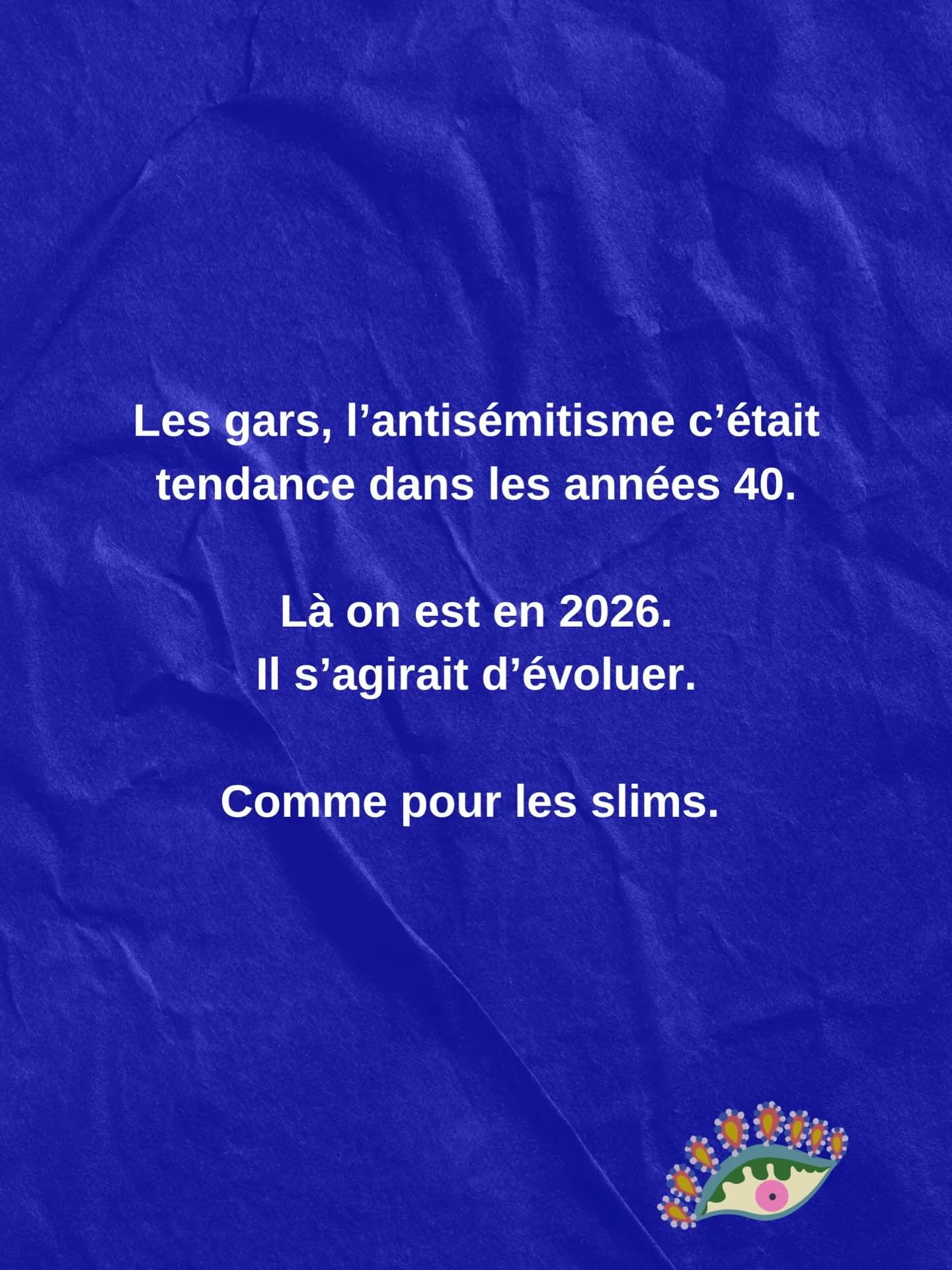 Bisous &agrave; tous et Shabbat shaloush 👖