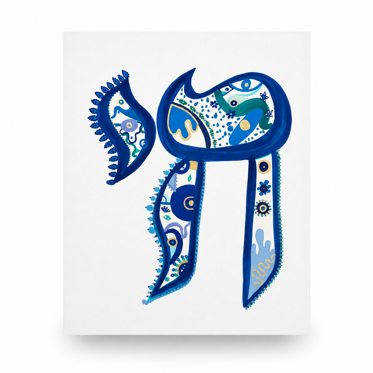 Haï bleu — pièce unique