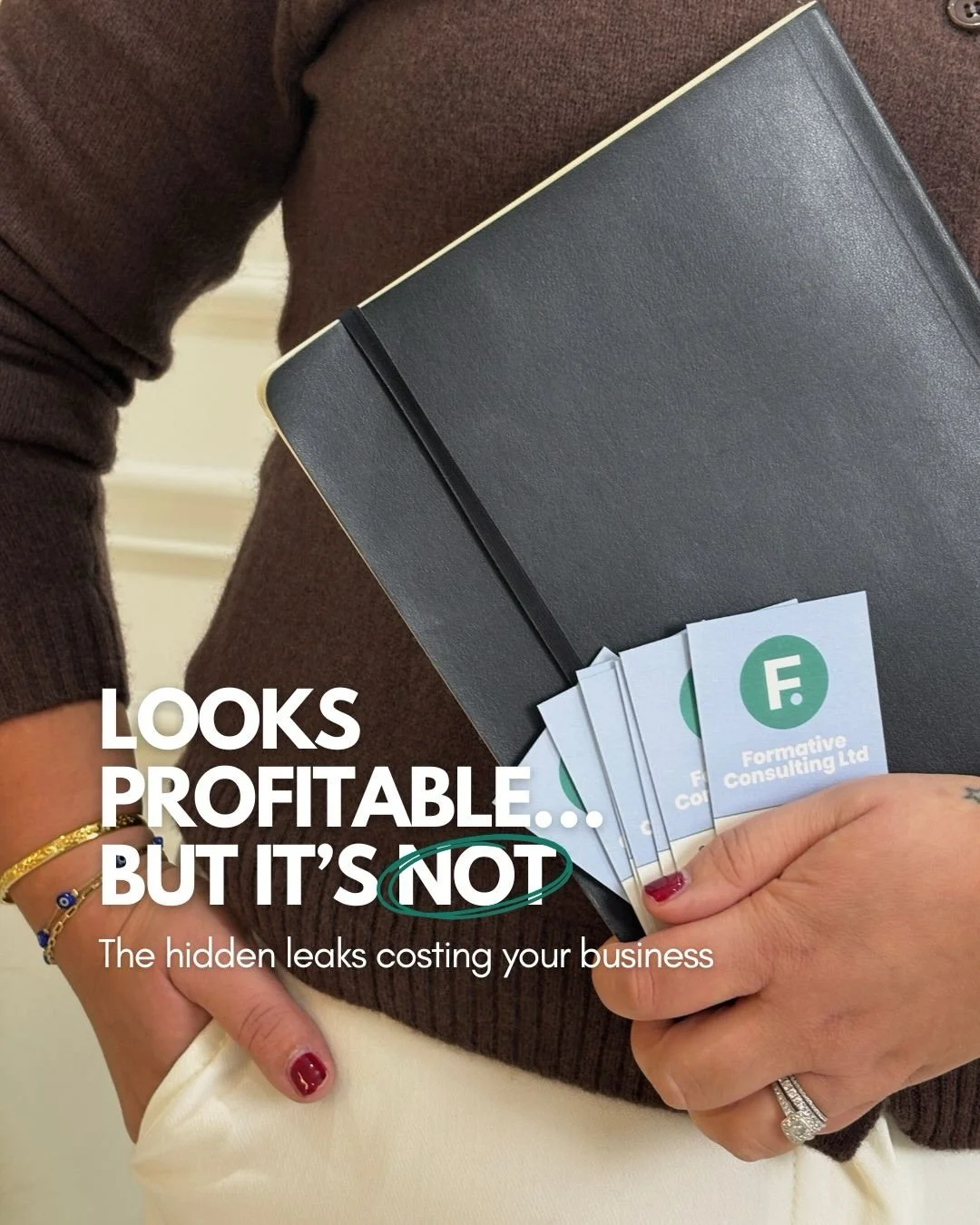 Is your profit leaking without you noticing? 😳

Even the most successful offers can hide small issues that quietly drain your business📉

Extra time spent on tasks, unclear expectations, and hidden admin may seem minor but they add up, slowing down 