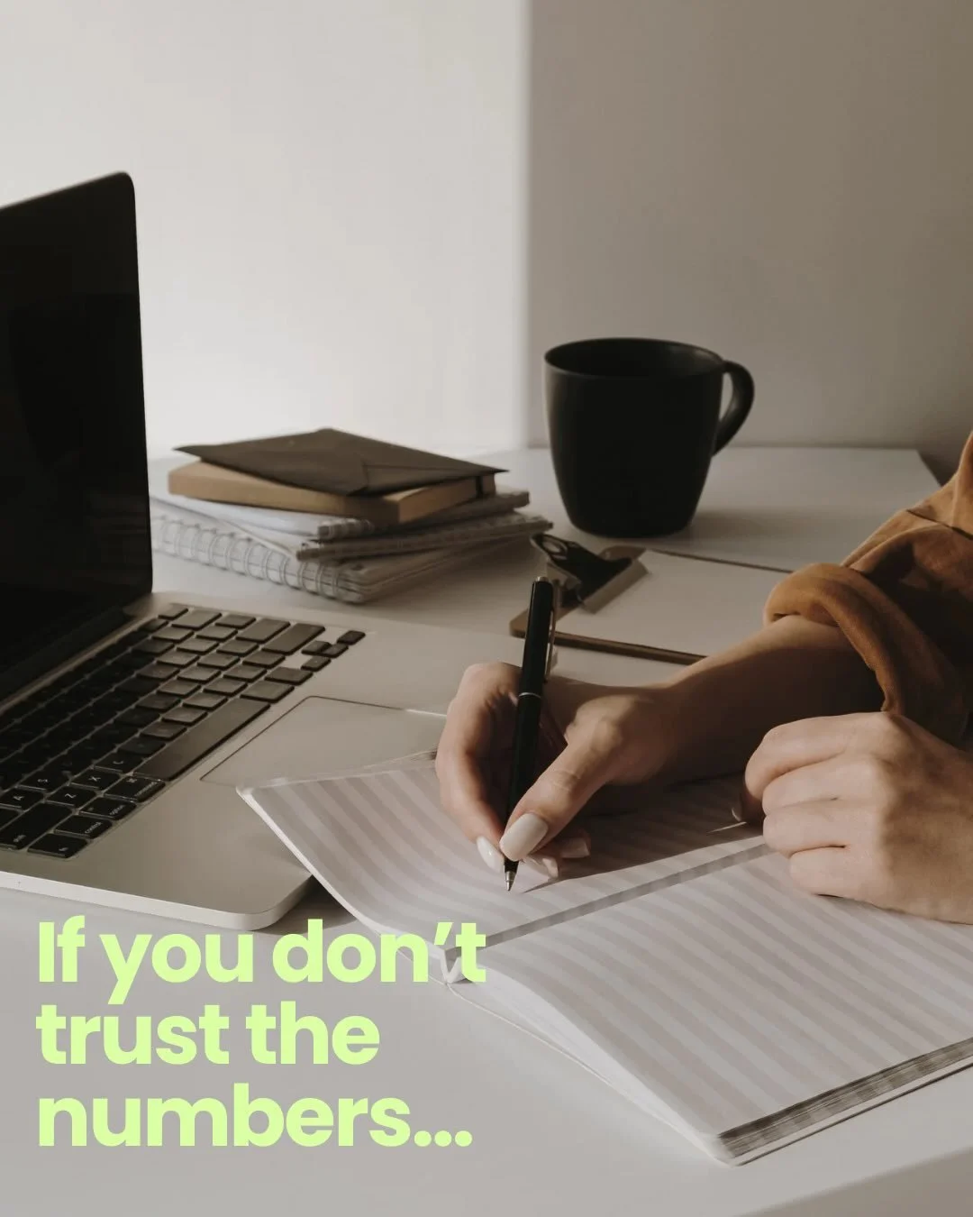 When the numbers don&rsquo;t feel solid, every decision carries more weight than it needs to.

Founders second guess, delay decisions, or default to saying yes because the financial picture isn&rsquo;t clear enough to say no with confidence.

That&rs