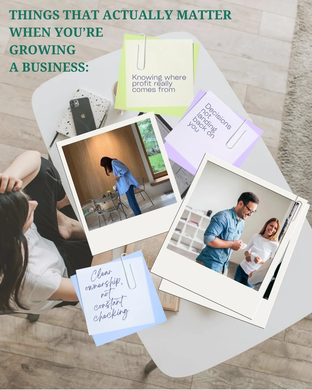 Most growth problems aren&rsquo;t ambition problems.
They&rsquo;re clarity problems.

When money, decisions, and delivery aren&rsquo;t clear, growth just turns the volume up on everything that already feels heavy.

You don&rsquo;t need more ideas.
Yo