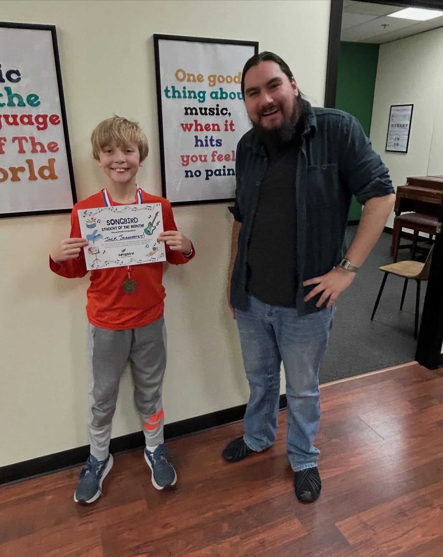 Keep it going for Jack on the keys! 🔥

Huge shoutout to Jack for earning Student of the Month! His hard work, great attitude, and dedication to getting better every week are really paying off. Whether he&rsquo;s practicing at home or bringing the en