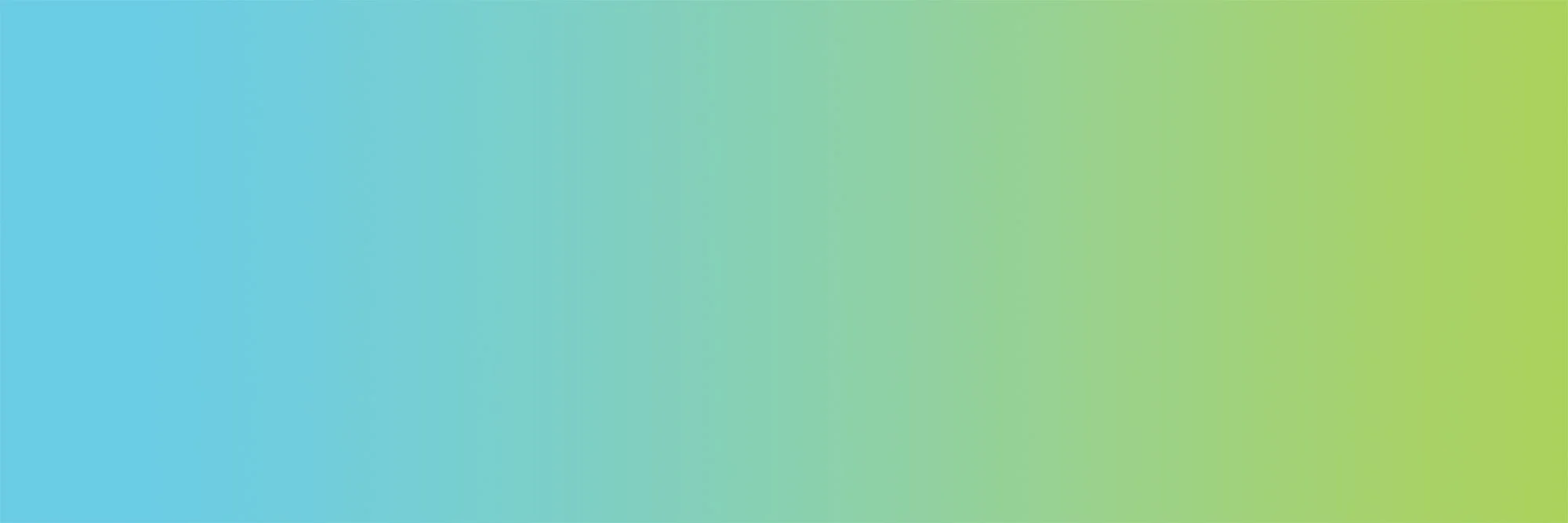 Gradient background transitioning from blue on the left to green on the right.