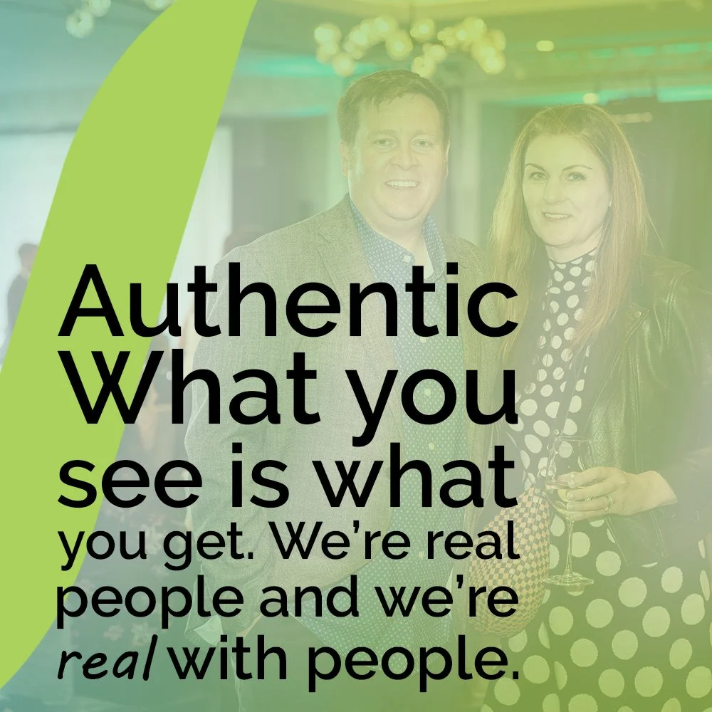 Our next NxNW value is Authentic. If we're not NxNW, then what firm are we?