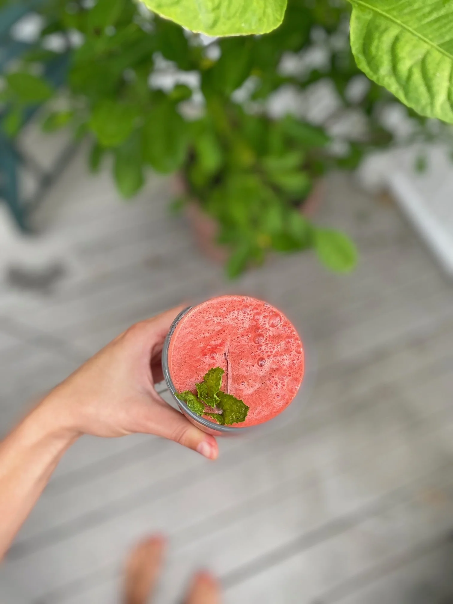 Hydrating Watermelon &amp; Mint Mocktail