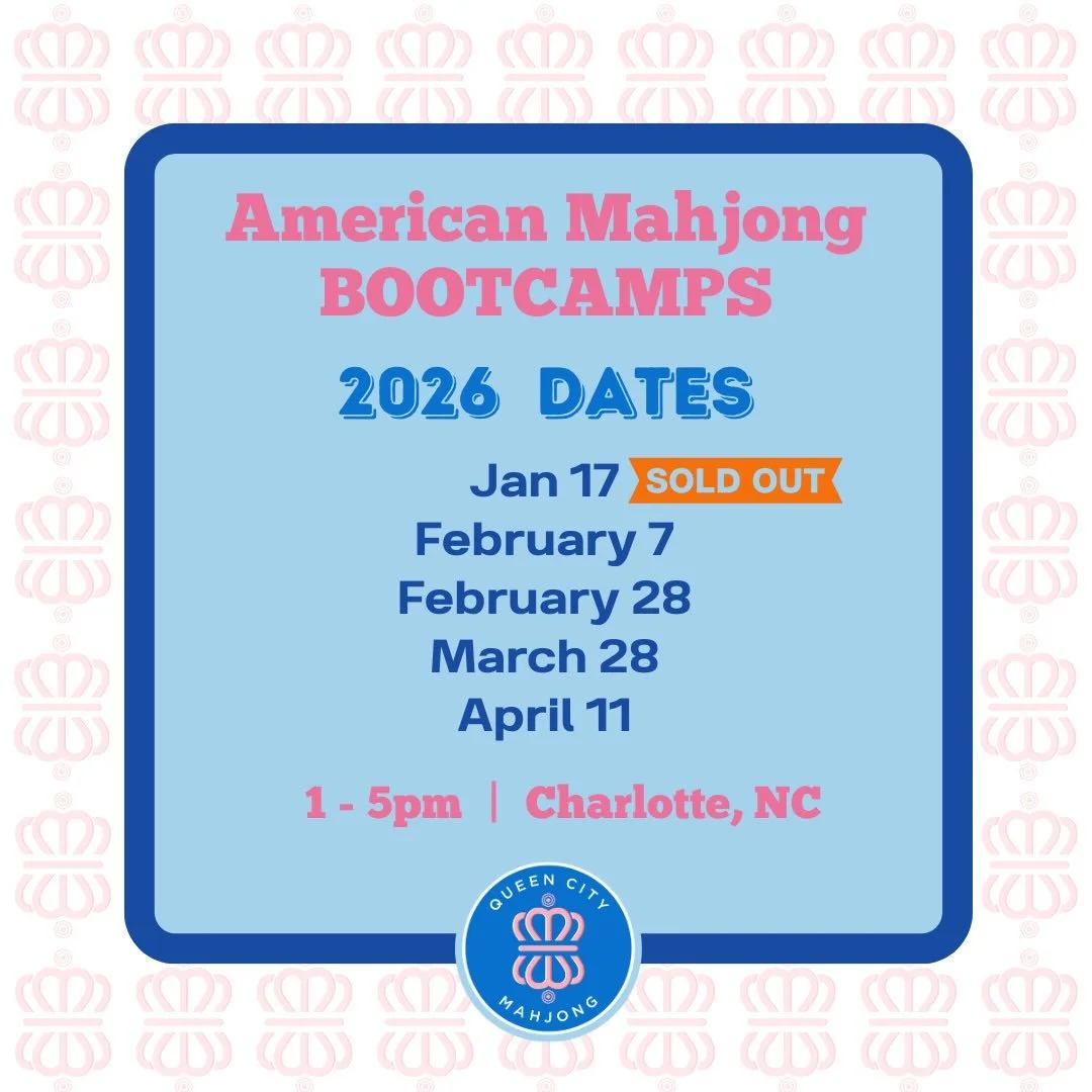 Dates added for early 2026! Learn the game in one day with expert instruction and guidance. 

📍 1332 Maryland Ave (Junior League building)
⏰ 1&ndash;5pm
✨ Limited to 28 spots

Includes the NMJL card and The Big Card 🌟 Join the fun!

Sign up in link