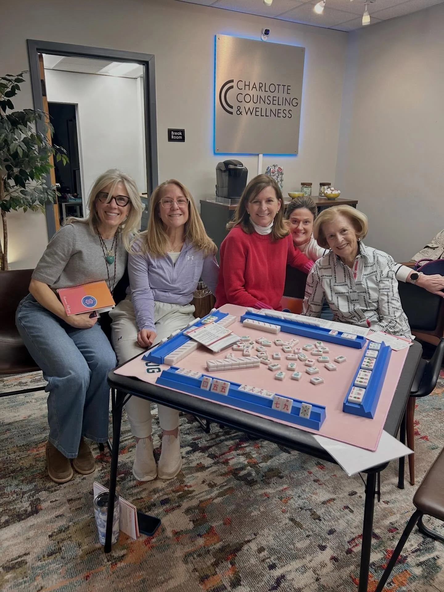 Some recents lessons where these people are mastering Mahjong! 🤩 Grab your group and schedule a lesson or two! Link in bio 🀄️
.
.
.
#mahjonglessons #ladieswhomahj  #menwhomahj #charlottenc