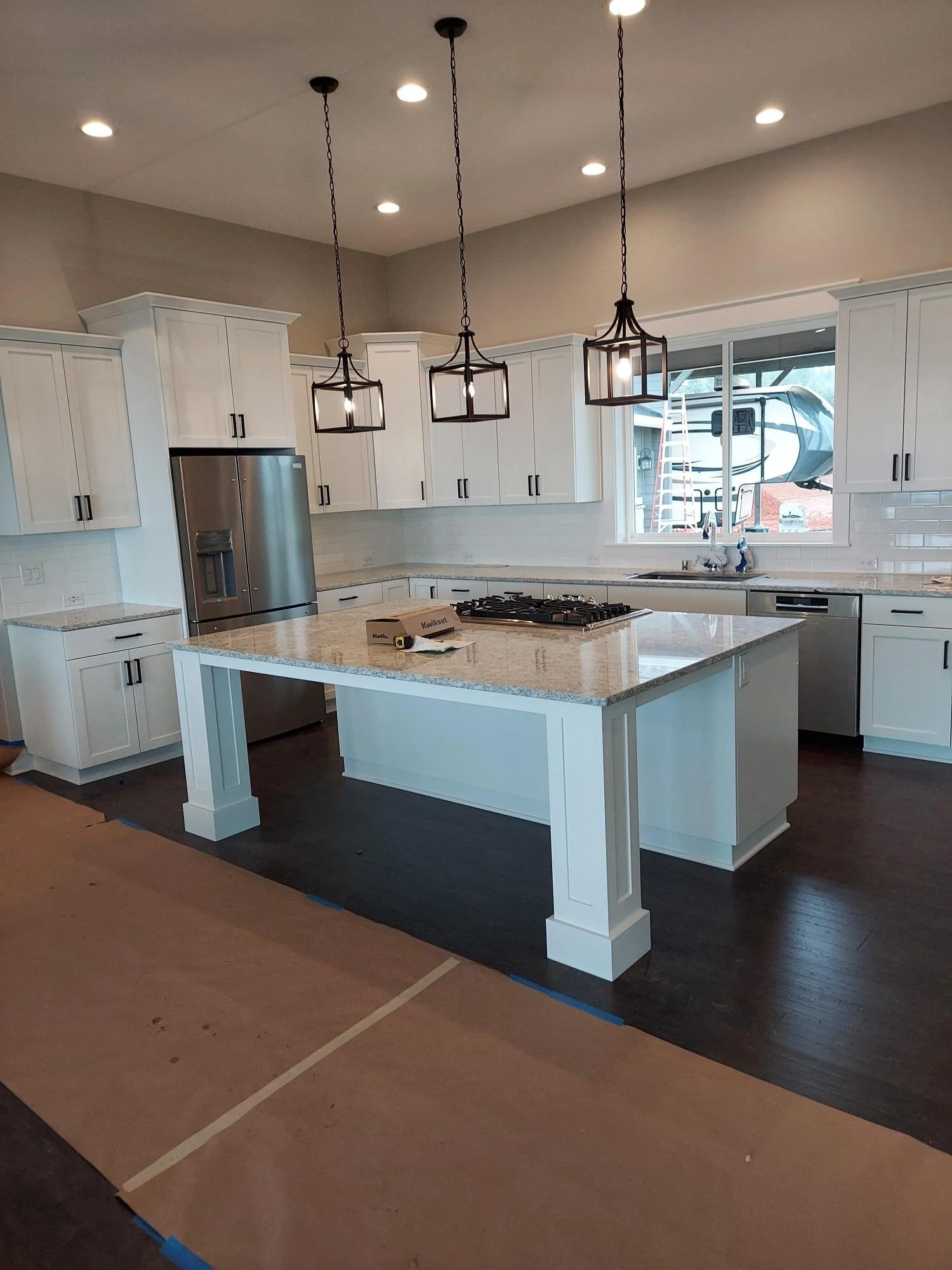 New Construction Custom Kitchen Design, Fabrication & Install Woodland WA