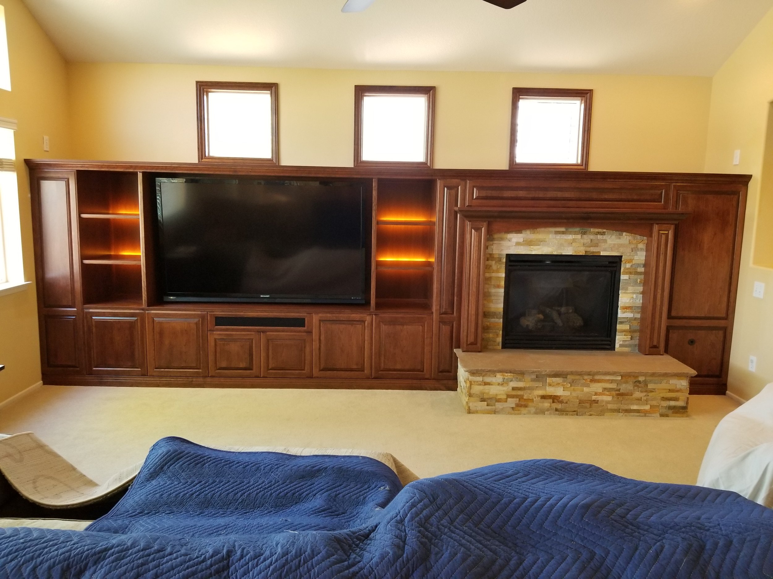 Custom Fabricated Wall Unit Camas WA