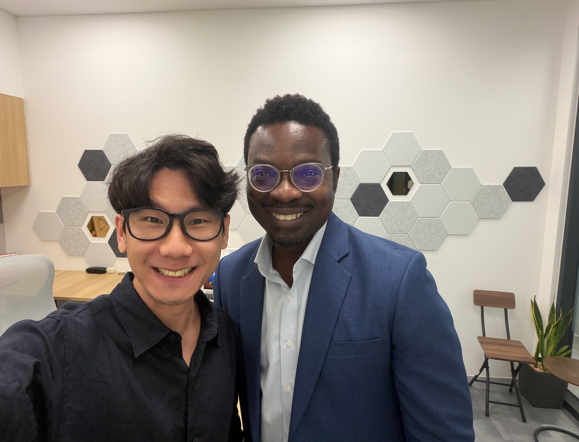 Meeting with Prof. Richmond Sarpong!