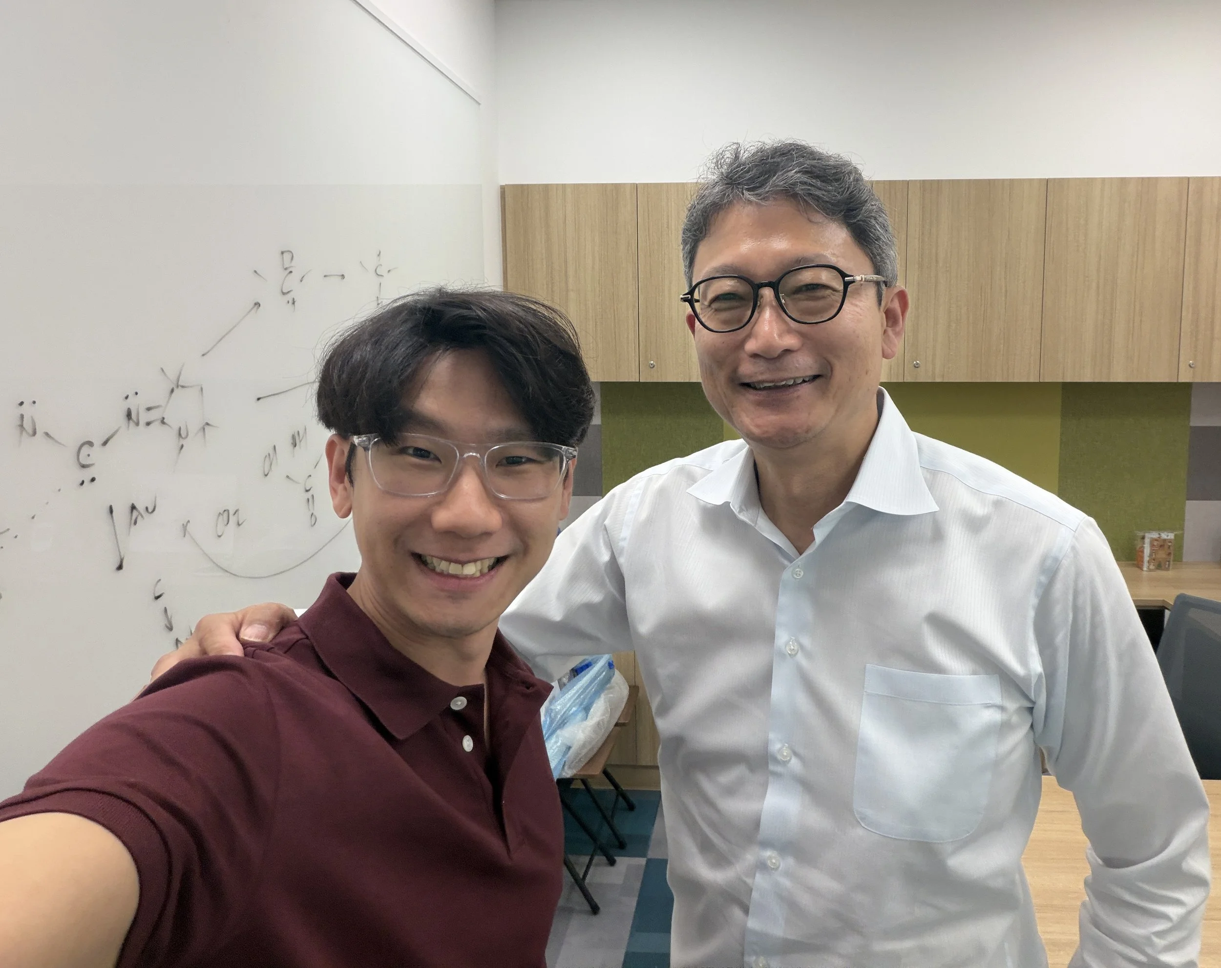 Meeting with Prof. Manabu Abe!