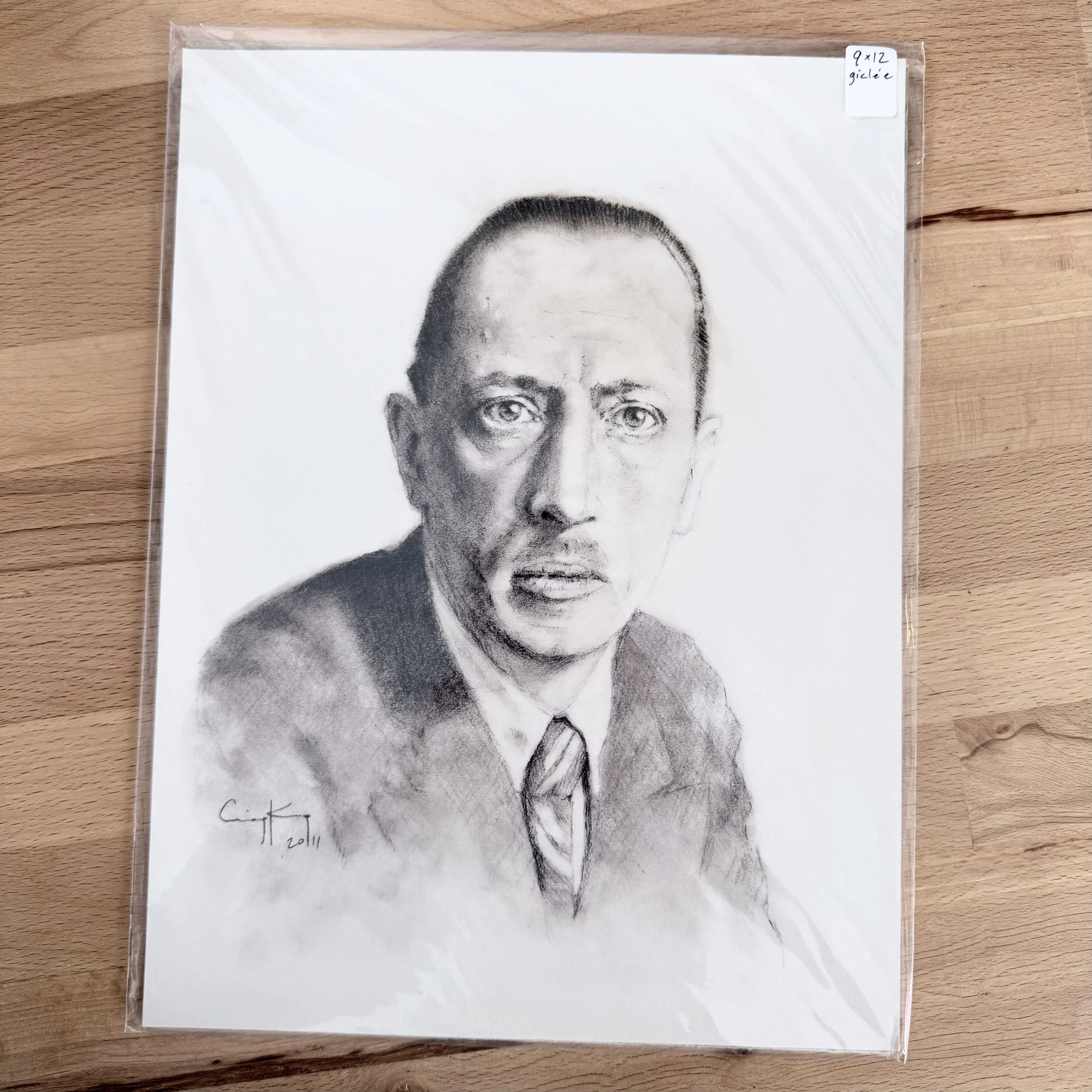 Igor Stravinsky (Giclee Print, 9x12)