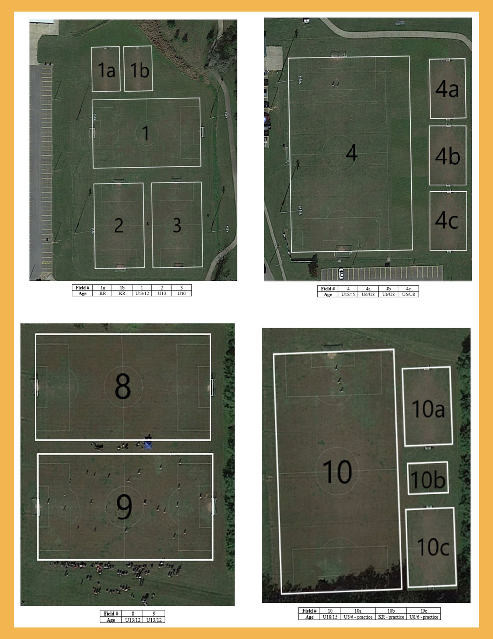 GSC Field Assignments Triple Creek Park & Rogers Field — GALLATIN