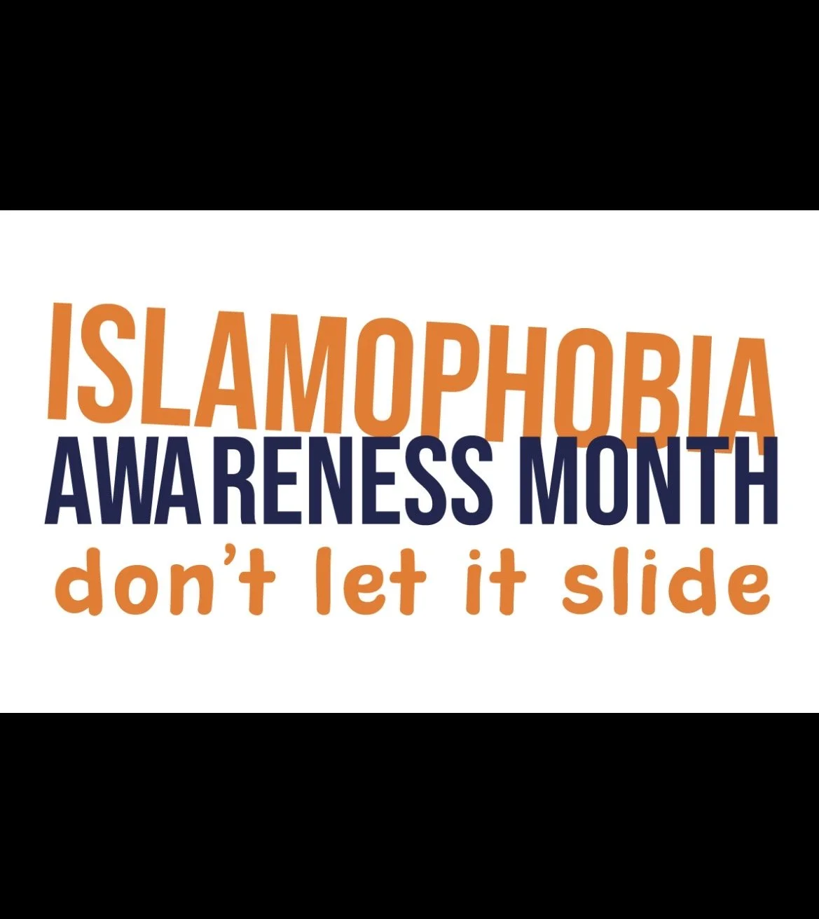 Islamophobia Awareness Month