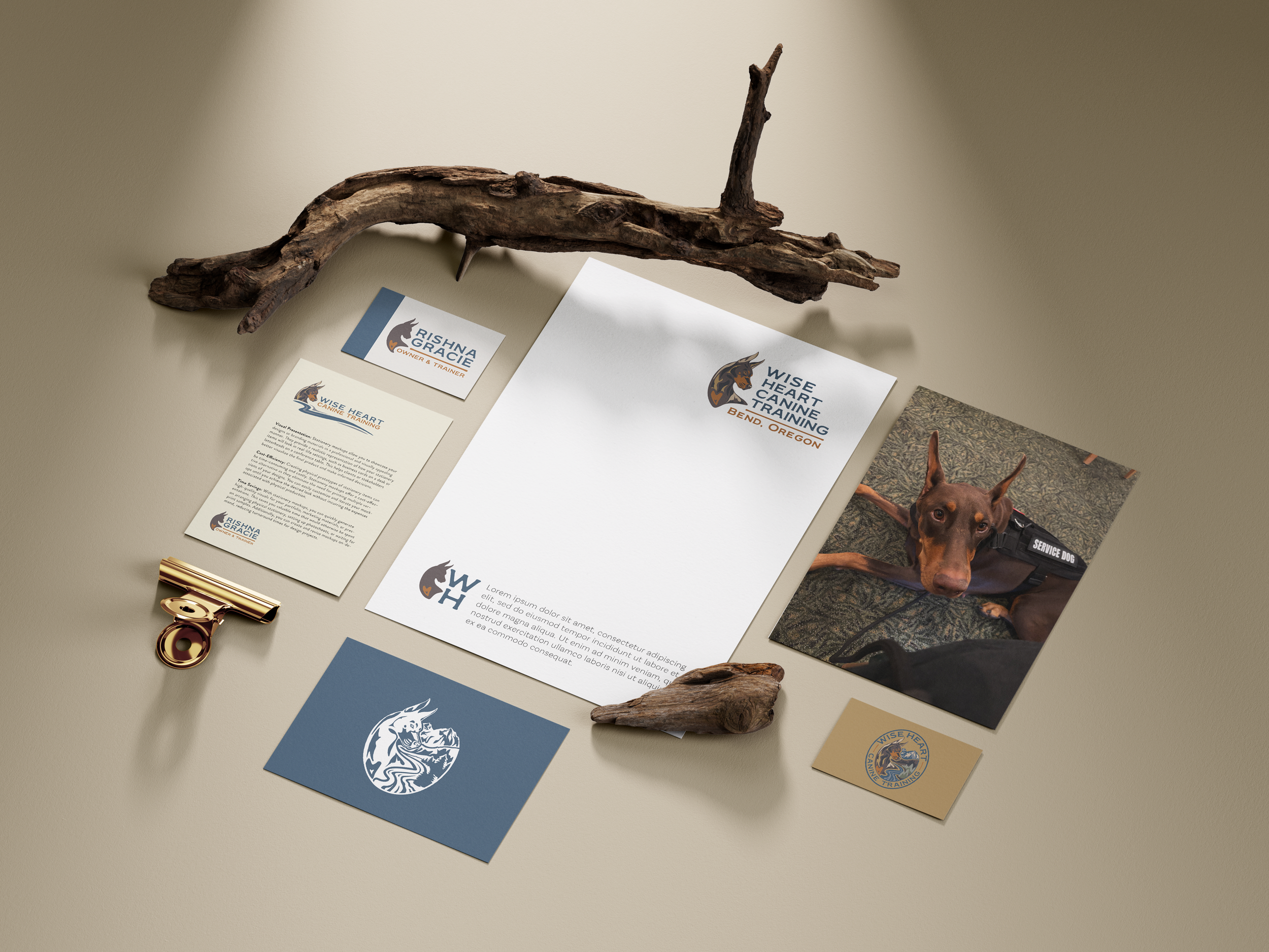WISE HEART CANINE TRAINING | Custom Logo &amp; Branding Design