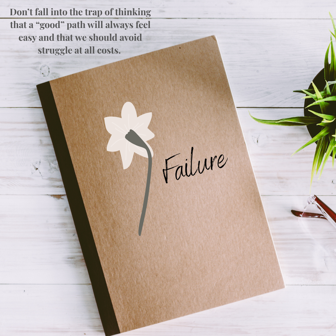Don’t fall into the trap of thinking that a “good” path will always feel easy and that we should avoid struggle at all costs... Experiencing God.