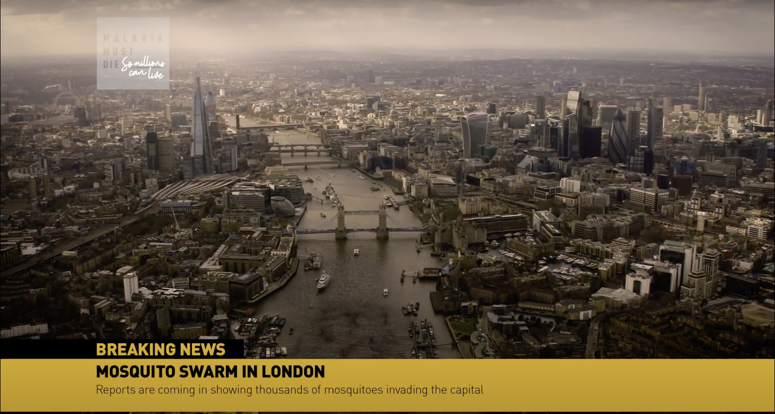 Zero Malaria 'Swarm Film London'
