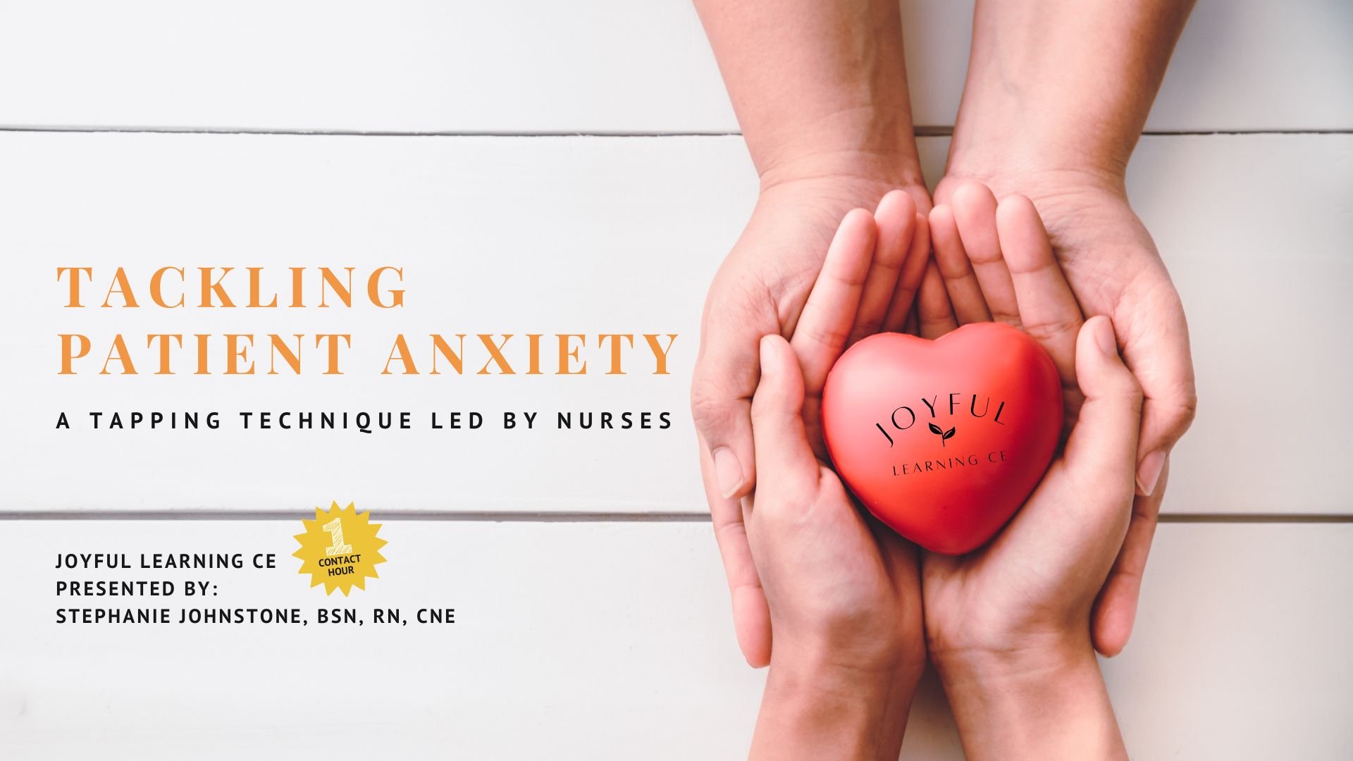 Tackling Patient Anxiety: A Tapping Technique Led by Nurses