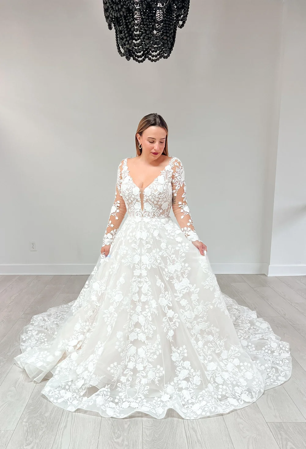 discount wedding dresses Cheap Tulle A-line Sweetheart Long Wedding Dresses with Lace Appliques,MW394