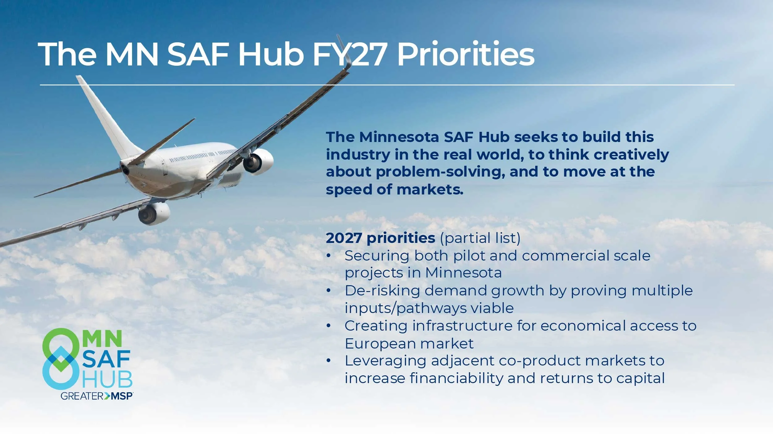 MN SAF Hub at Climate Week NYC 2026