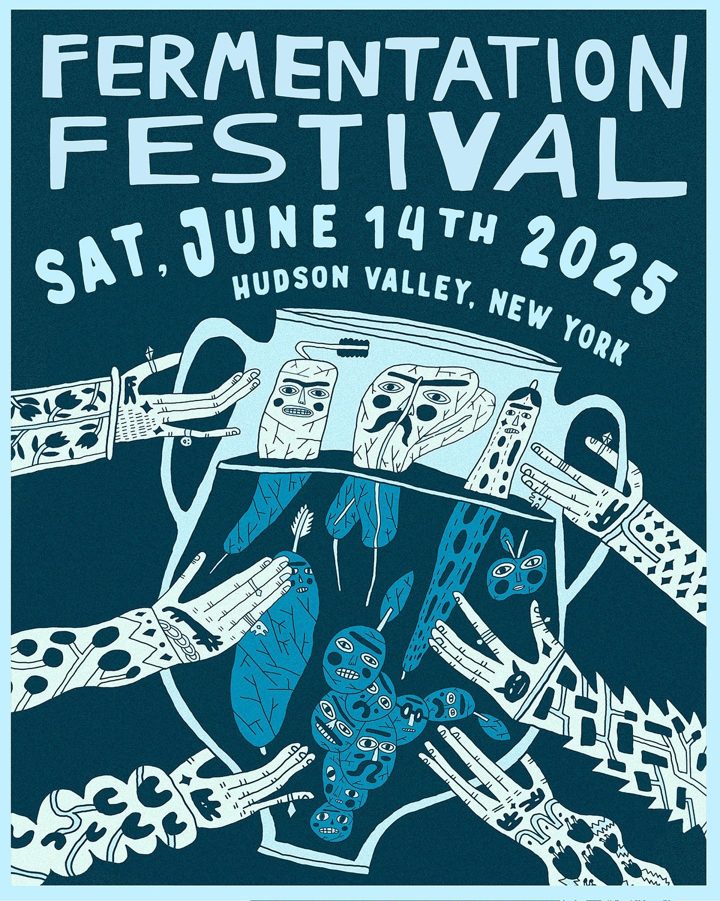 Two weeks until the Hudson Valley Fermentation Festival at @twinstarorchards! We always look forward to this annual celebration of fermented foods in our chosen homeland. From kimchi to yogurt and kombucha to cider, this community gathering really do