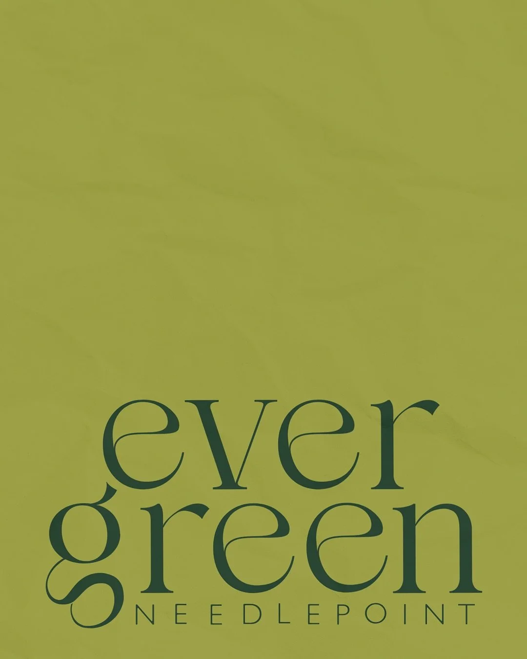 Introducing Evergreen Needlepoint!

It&rsquo;s about time I got around to sharing more client work! Anna, along with her mom and sister, founded Evergreen with the mission of creating a welcoming space to share the love of needlepoint with everyone, 