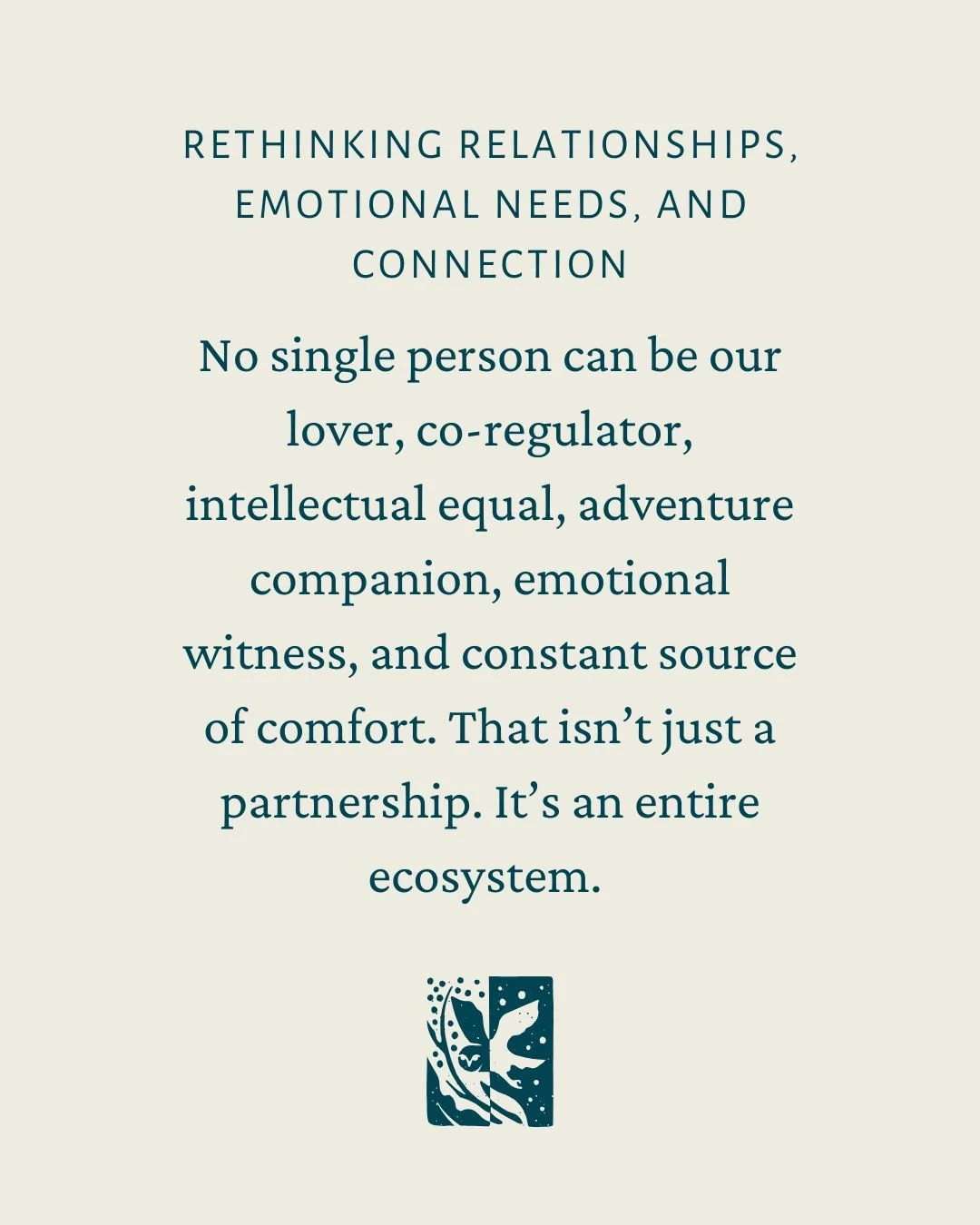 L’amour n’a jamais été fait pour être tenu par une seule personne : repenser les relations, les besoins émotionnels et la connexion