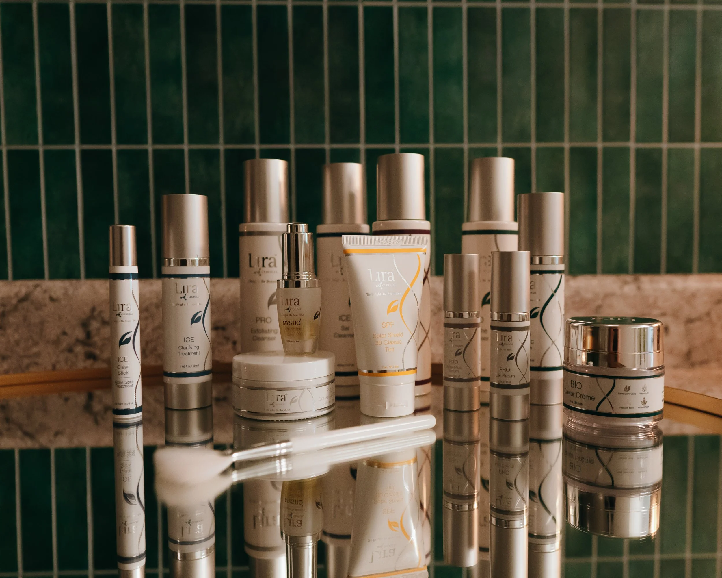 skincare products used during BOUQ Skin treatments