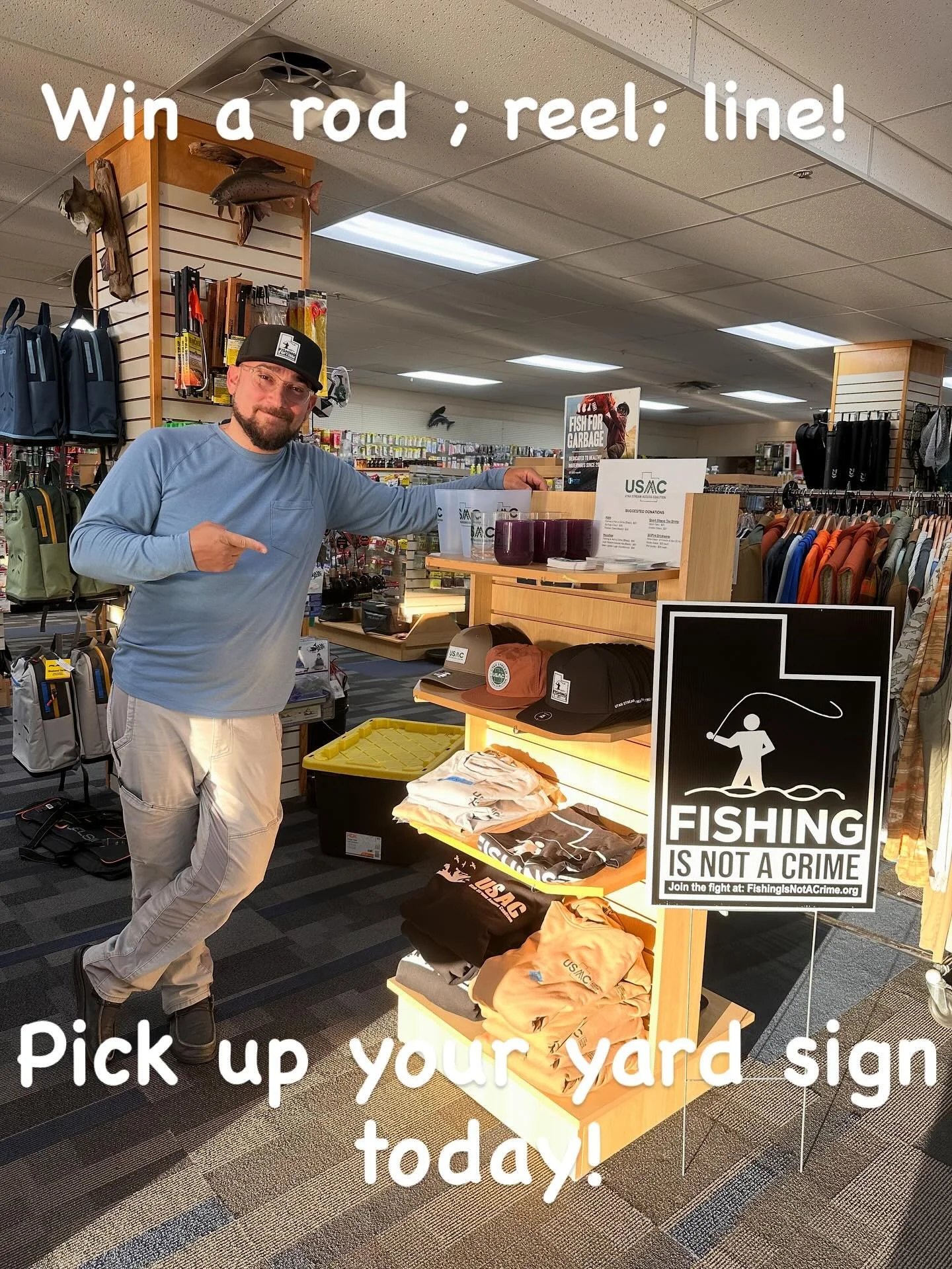Win a Lamson Liquid Outfit Complete &mdash; Just by Repping Stream Access! 🌊

The Utah Stream Access Coalition, in partnership with Fish Tech Outfitters, is launching a yard-sign awareness contest &mdash; and the prize is legit:

🎁 Prize:
A Lamson 