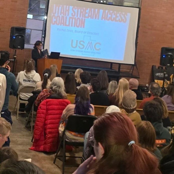 Last night in Salt Lake City was standing room only! @betterutah organized a packed public gathering where Utahans from different counties gathered to discuss the 2026 legislative session and issues affecting our lives. USACs, Rachel Dees did a great