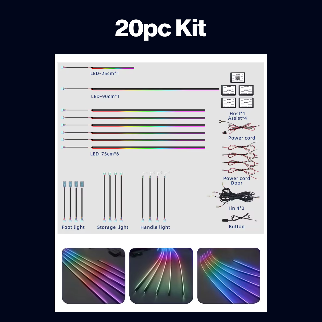 Ambient Lighting 20-in-1