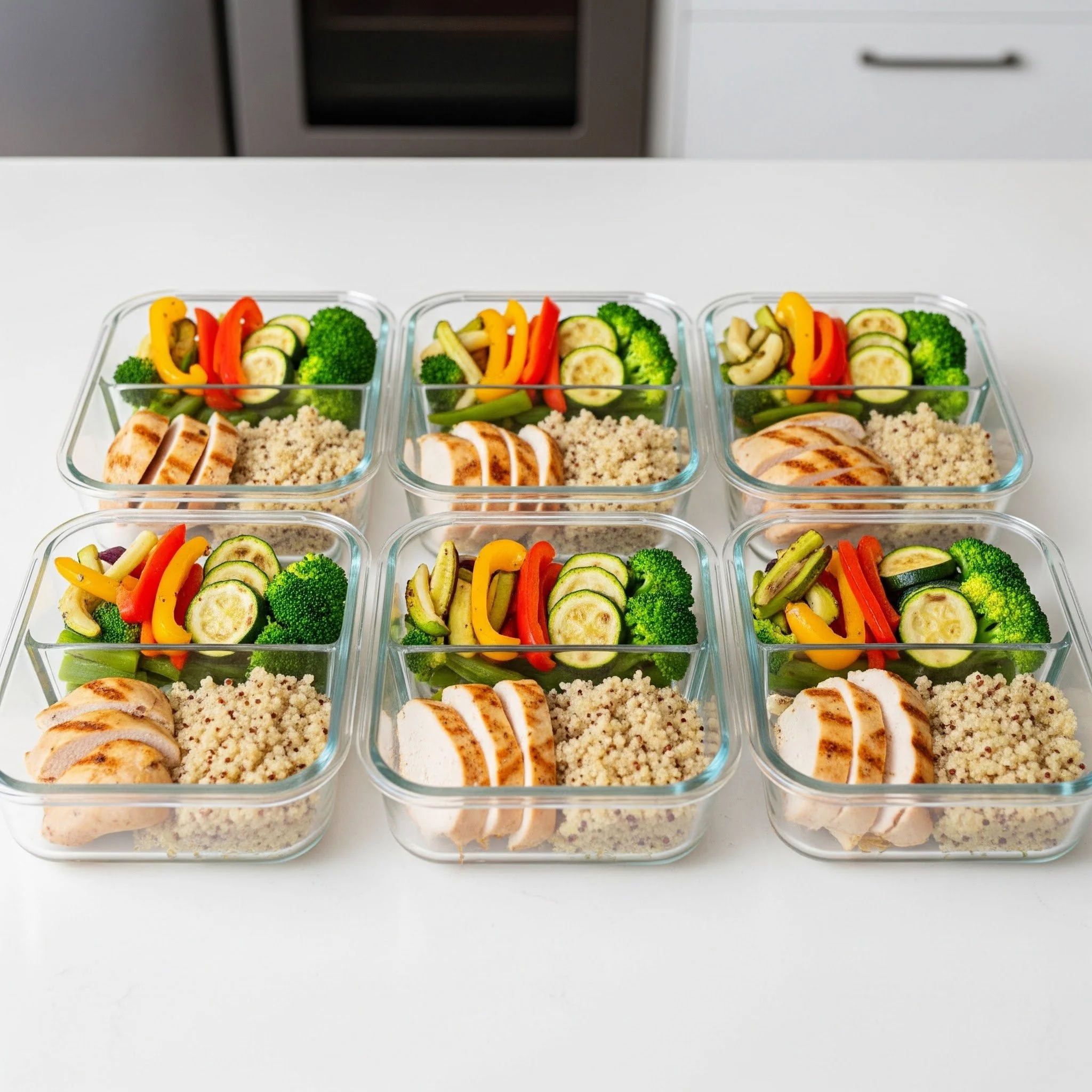 Meal Prep on counter
