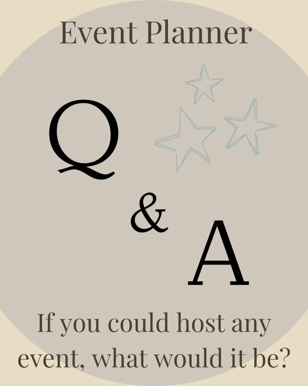 Let&rsquo;s have some fun! 🎉
If you could host ANY event (no budget limits, no stress), what would you plan?
A dreamy dinner party? A cozy fall gathering? A huge anniversary bash?

Comment below 👇 I&rsquo;d love to hear your ideas &mdash; I might e