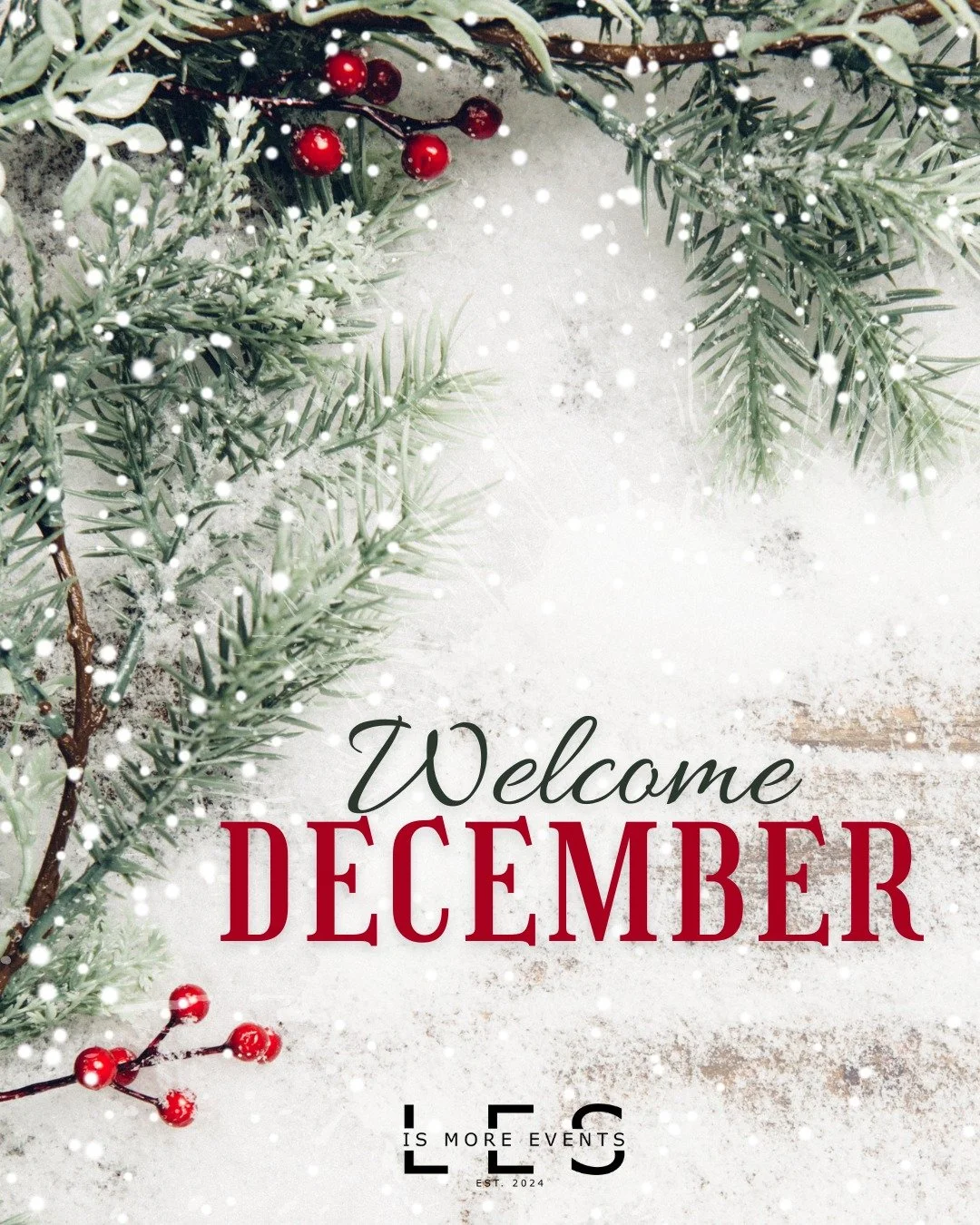 Hello, December. 🎄 
A fresh month for cozy gatherings, intentional moments, and a little extra sparkle in the simplest details.
Here&rsquo;s to slowing down, celebrating the season, and creating spaces that feel warm and welcoming.