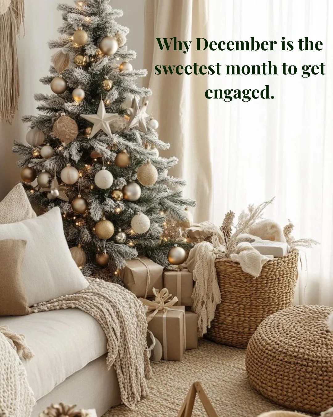 🔴 December is full of slow moments, warm nights, and cozy time together &mdash; the perfect setting for a meaningful &ldquo;yes.&rdquo; 
🔴 The season naturally brings families and loved ones together &mdash; creating a heartfelt, built-in celebrati