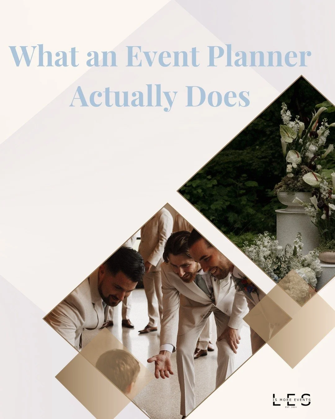 Wait&hellip; isn&rsquo;t that the venue&rsquo;s job?

One of the biggest misconceptions about event planning is who handles what.

An event planner isn&rsquo;t just there for d&eacute;cor or timelines &mdash; we&rsquo;re there to:
&bull; manage logis