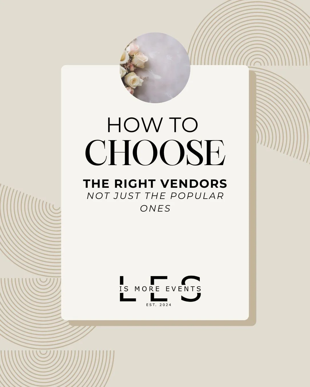 When couples ask me how to choose vendors, I always say: "pay attention to communication and alignment, not just popularity. The right team makes everything feel smoother." 

If you think we'd be a good fit, reach out today!