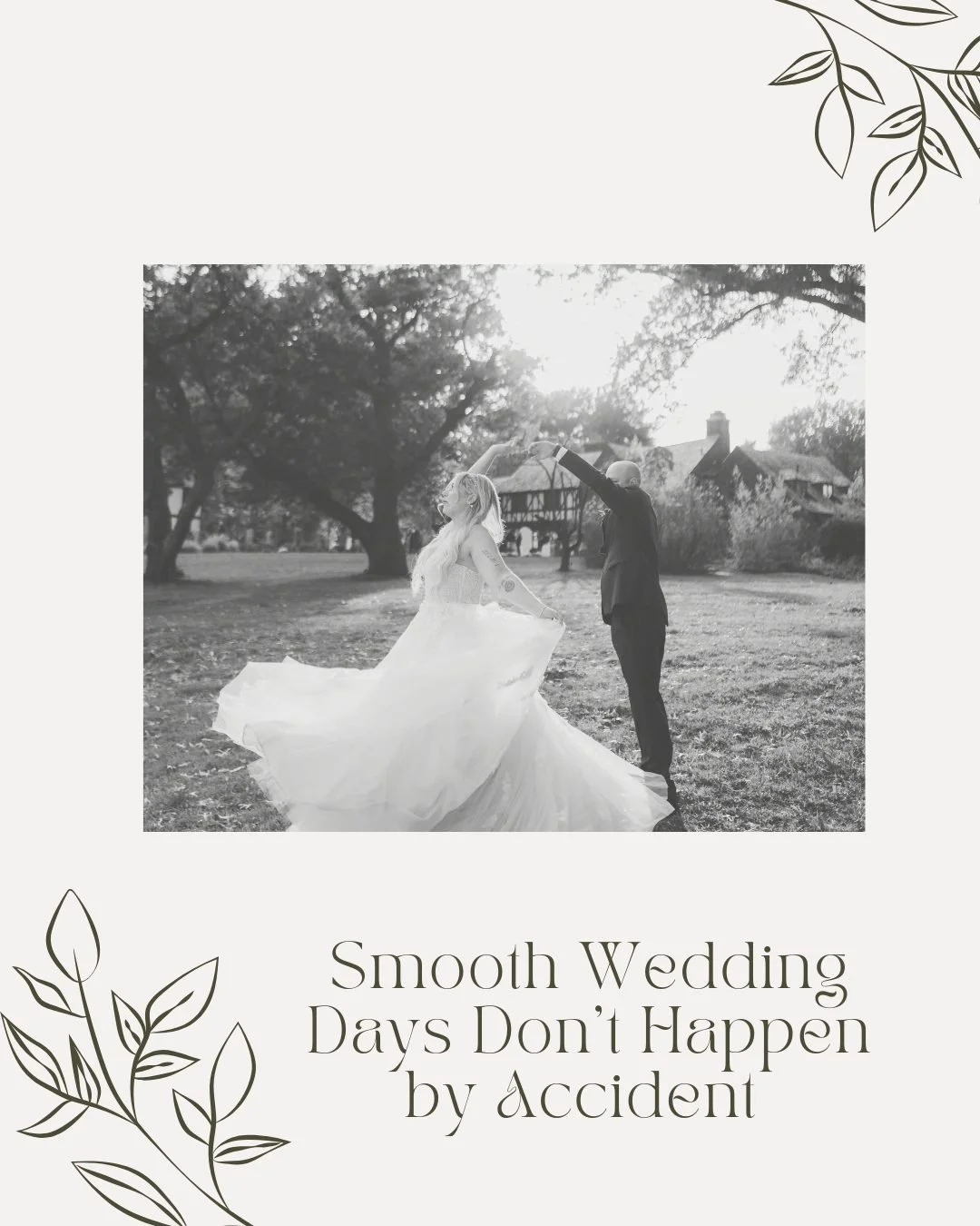 The smoothest wedding days aren&rsquo;t the ones without hiccups &mdash; they&rsquo;re the ones with preparation. Clear timelines and communication are what allow couples to actually enjoy the day.