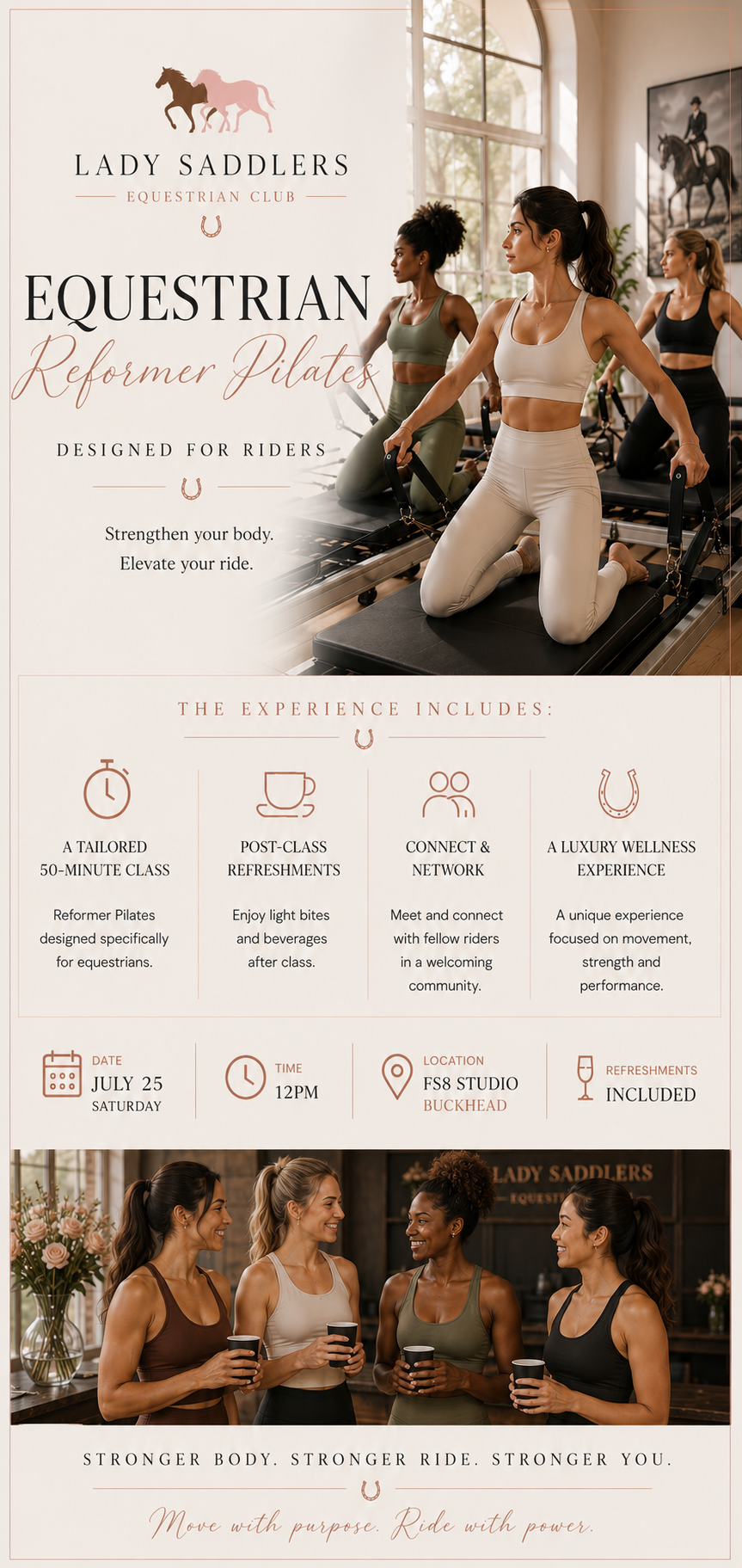 Saddle Fit: Equestrian Pilates Class
