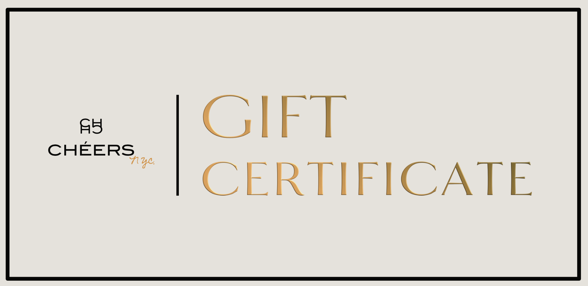 GIFT CERTIFICATE