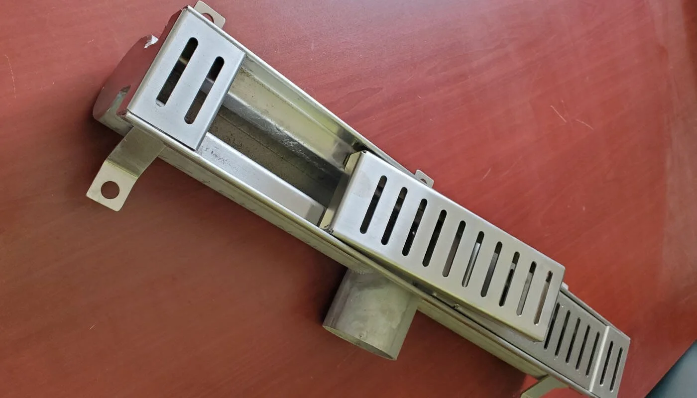stainless steel linear floor drain