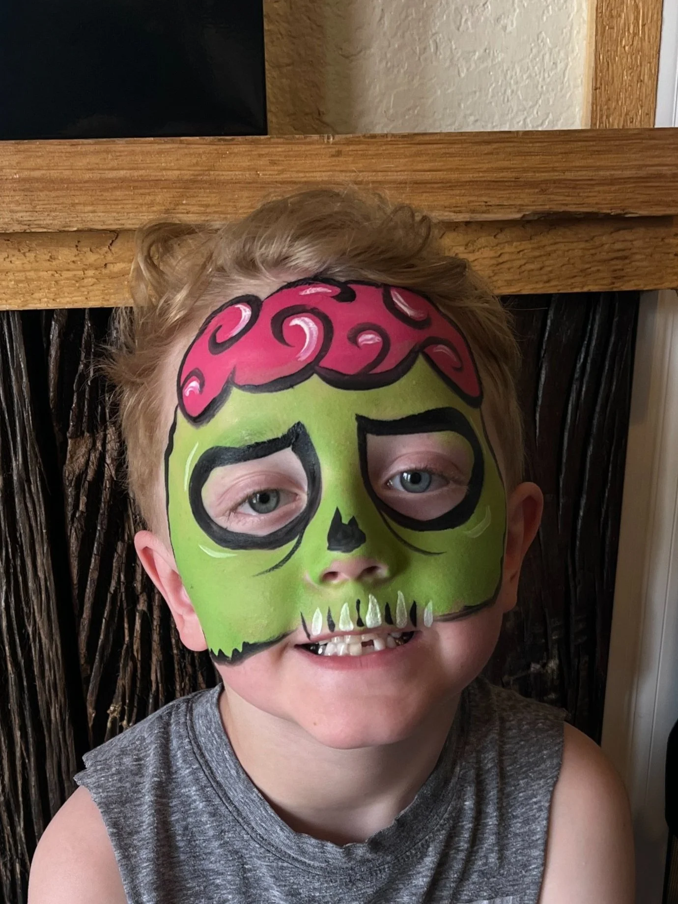 zombie face paint