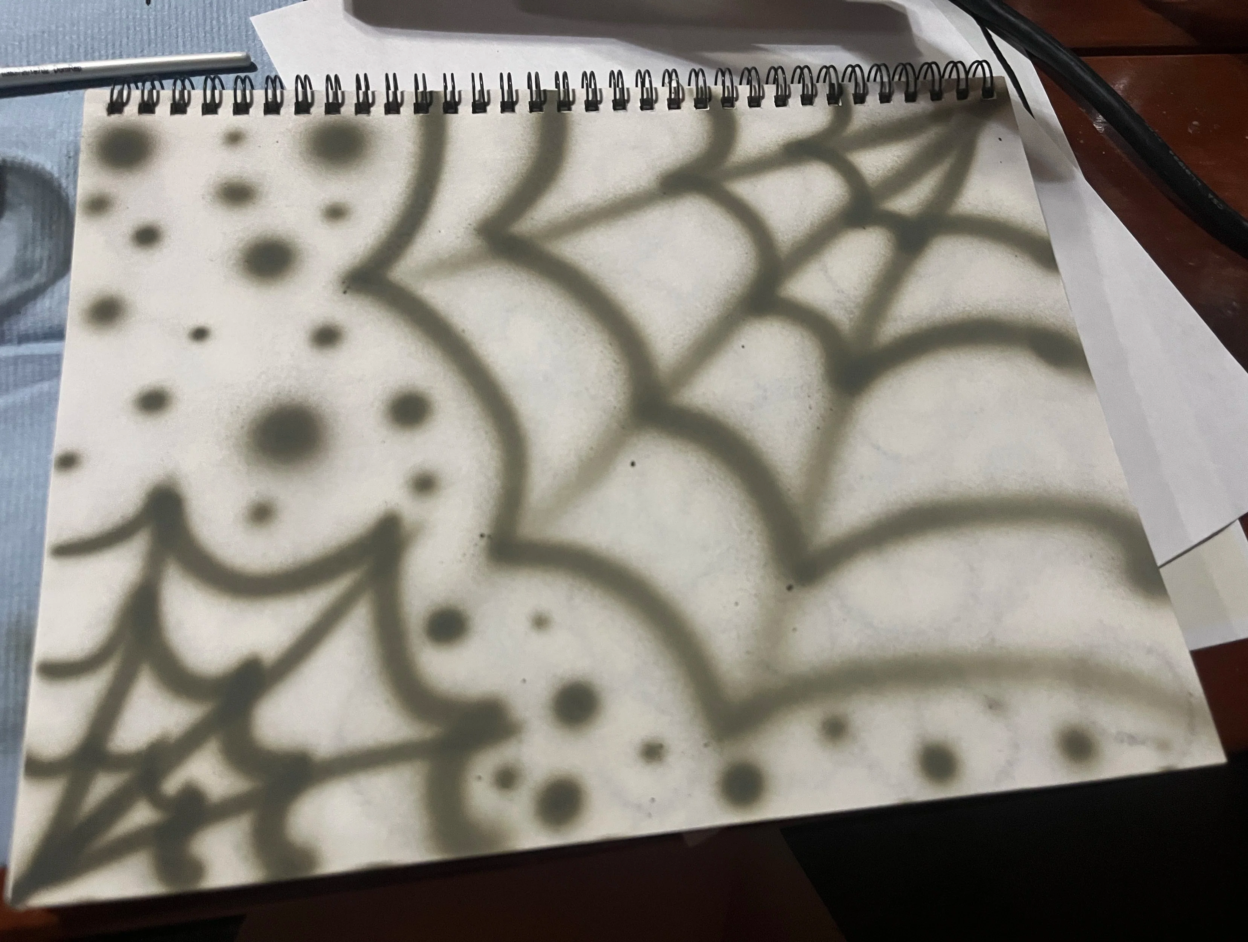 spiderweb speed airbrush painting