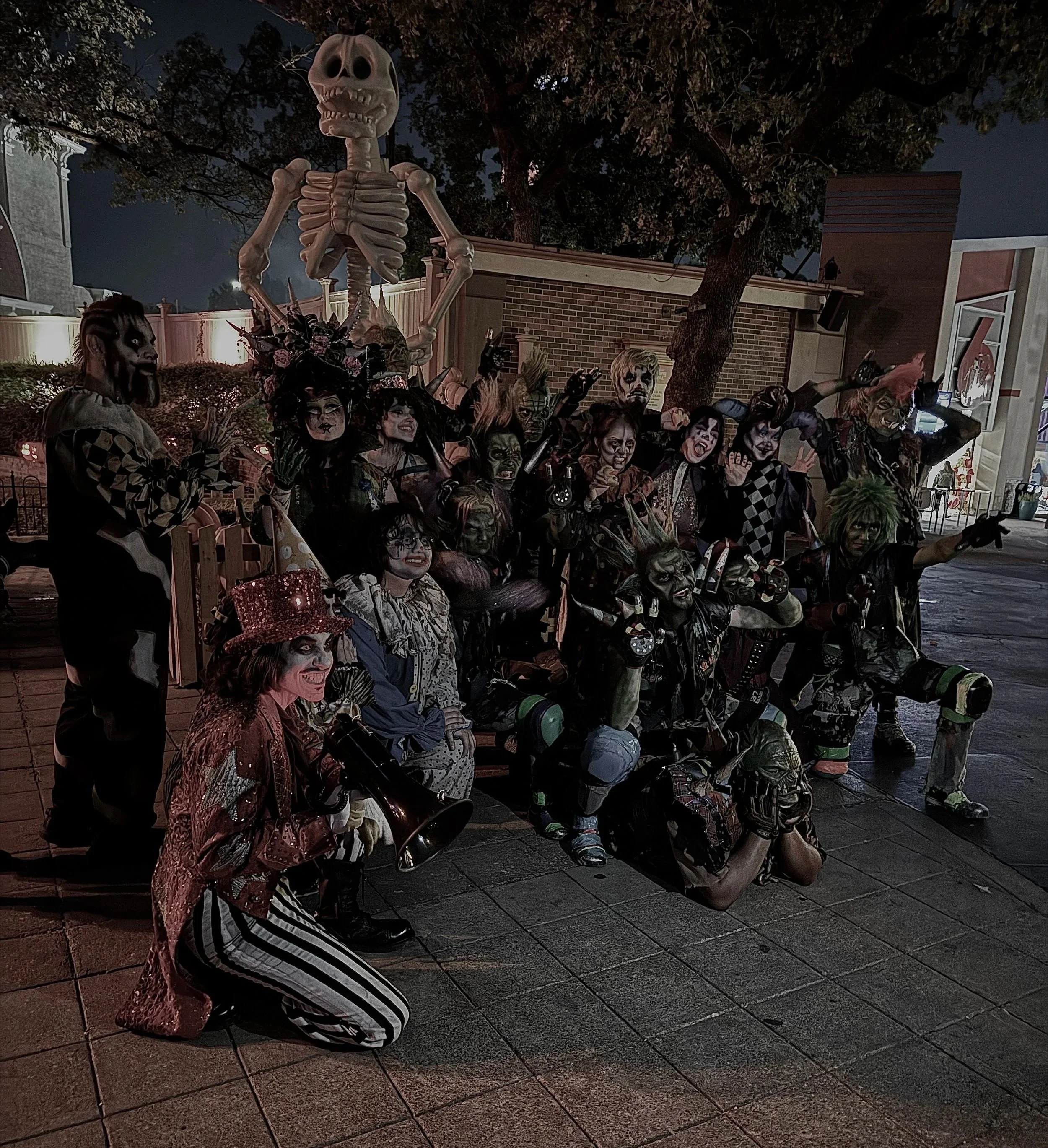 forsaken fairgrounds haunt actors end of season group photo