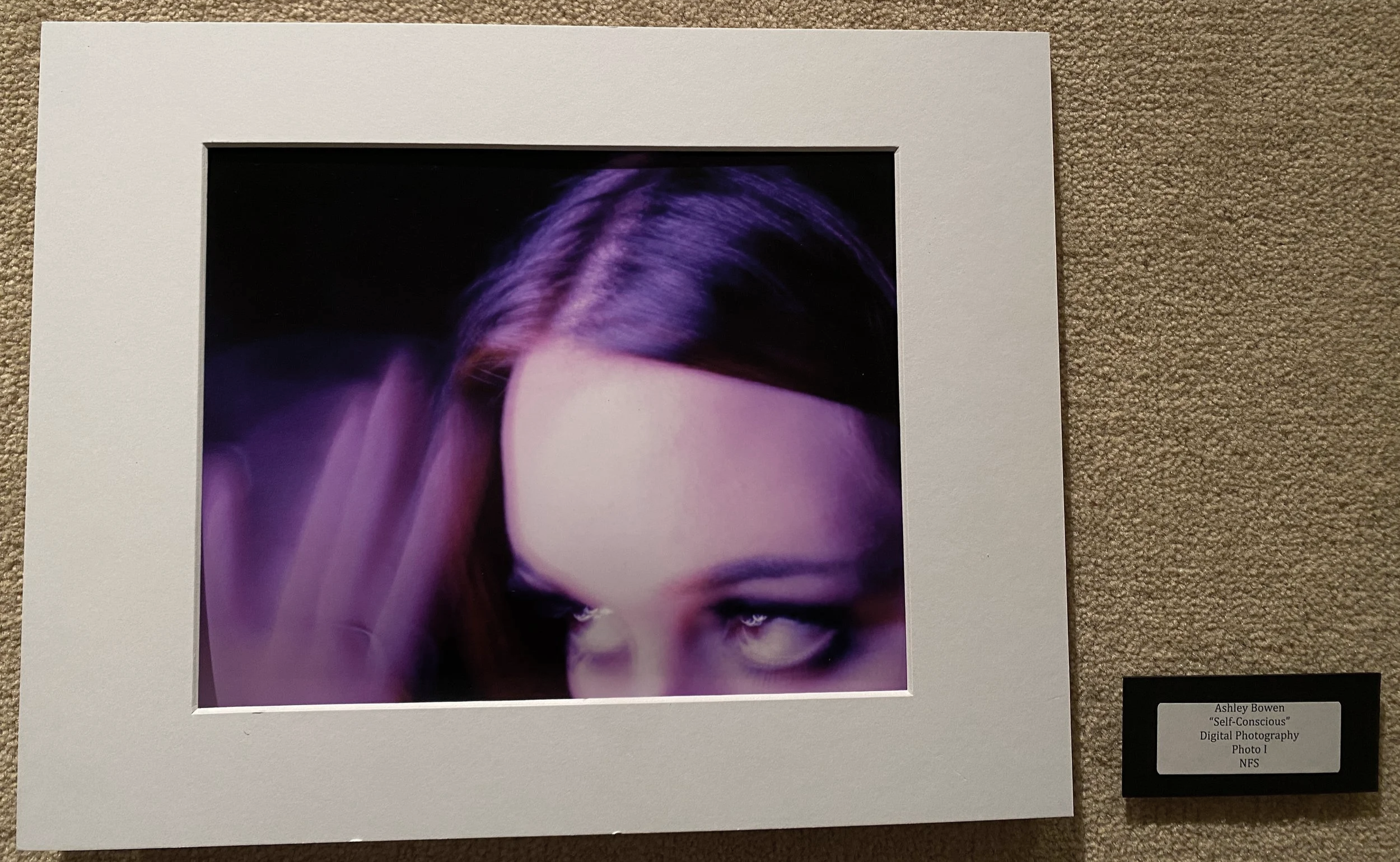 "self | conscious" -long exposure digital photography. 2022 central texas art competition and exhibition.
